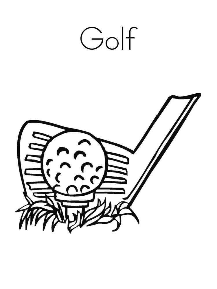 Afdrukbaar Gratis Golf