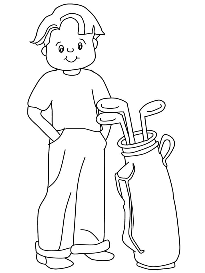 Afdrukbare Golf Afbeelding