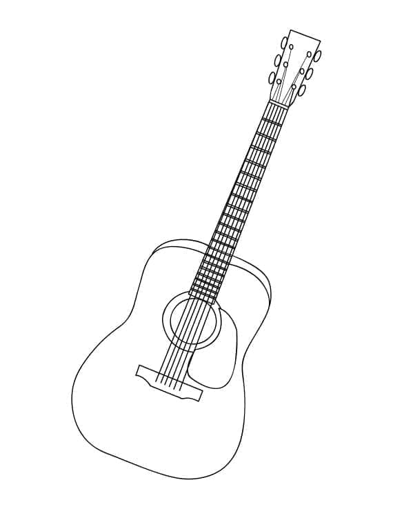 Afdrukbare Gratis Gitaar