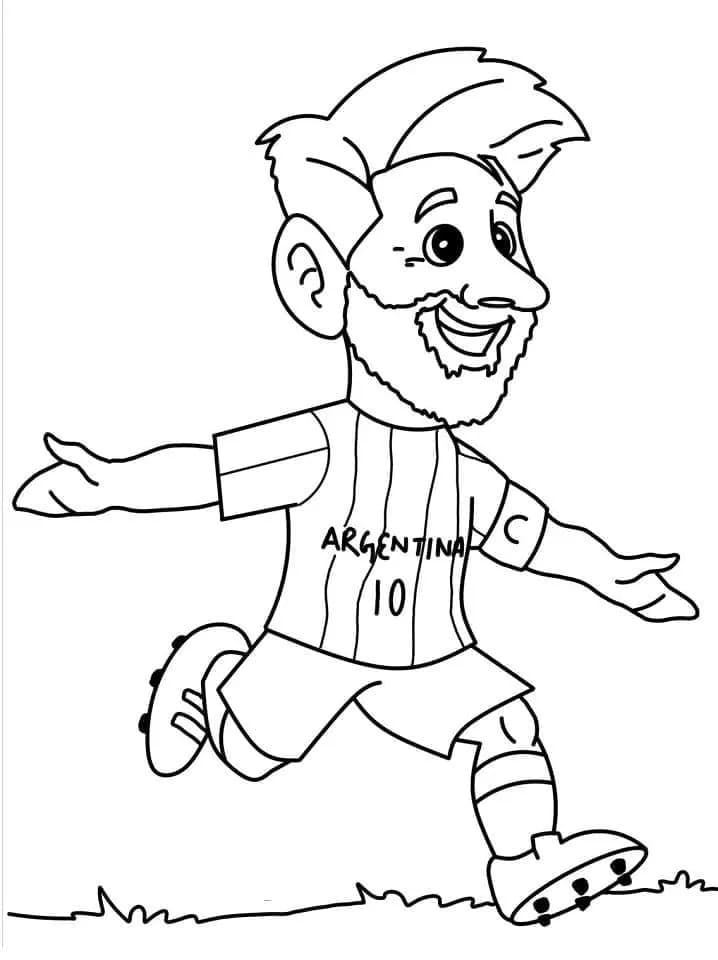 Afdrukbare Gratis Lionel Messi