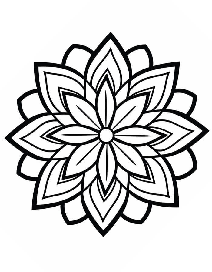 Afdrukbare Gratis Mandala