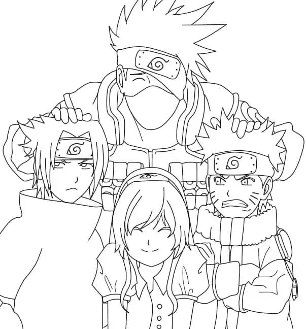 Afdrukbare Gratis Naruto