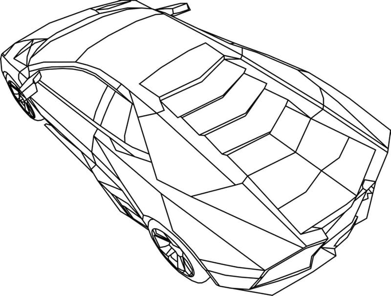 Afdrukbare Lamborghini afbeelding