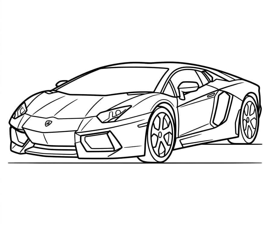 Afdrukbare Lamborghini