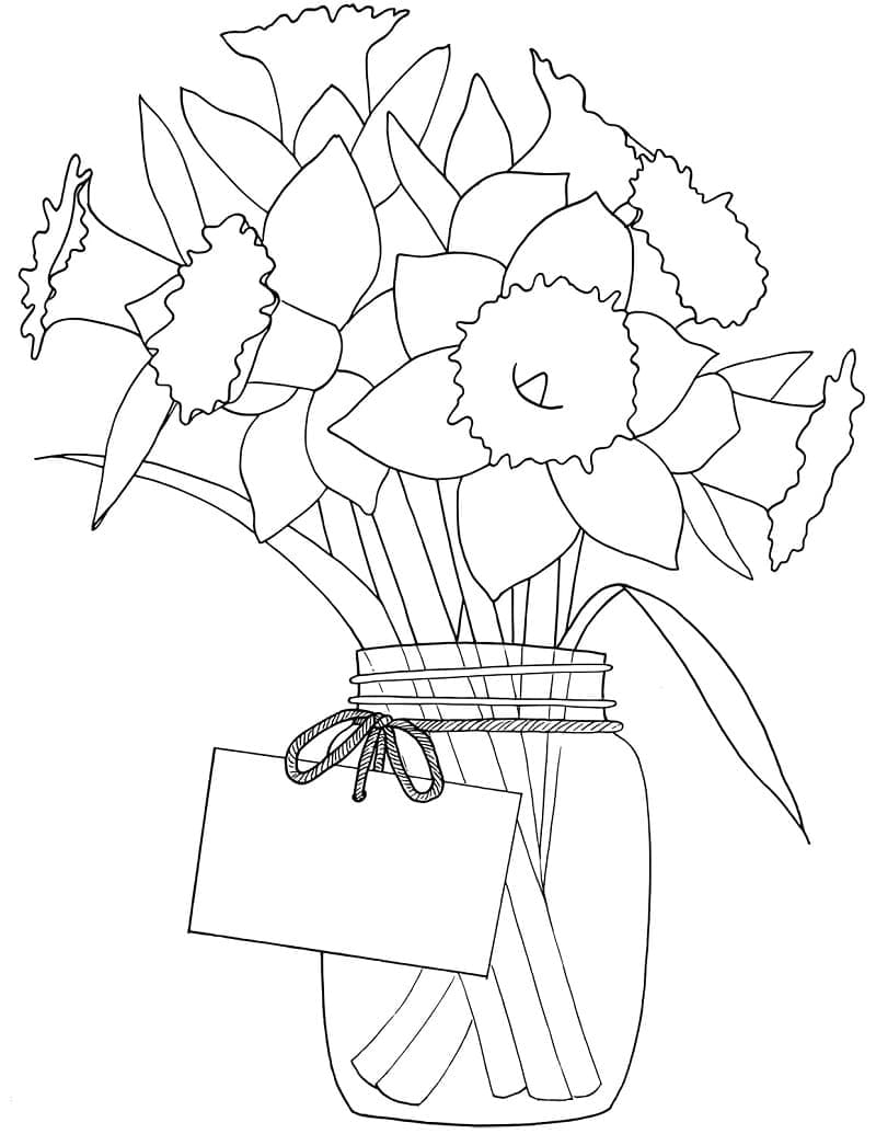 Afdrukbare Narcis