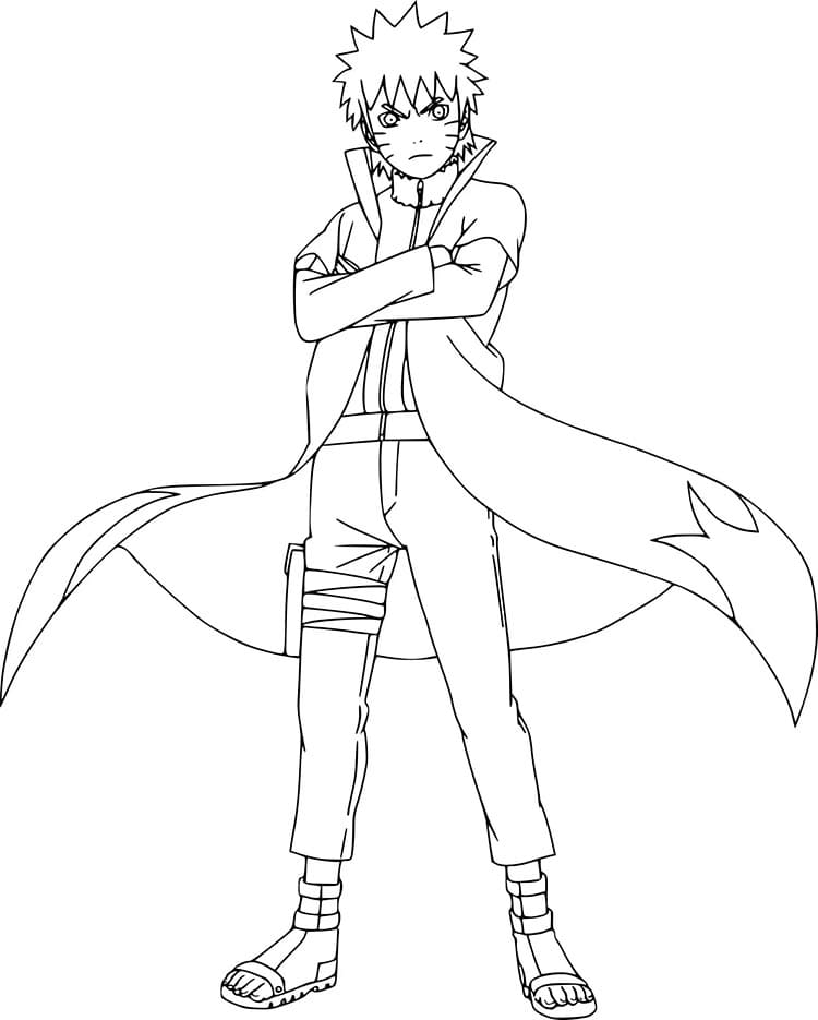 Afdrukbare Naruto Illustratie