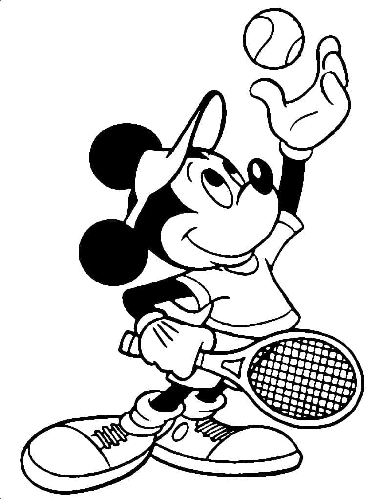 Afdrukbare Tennis Afbeelding