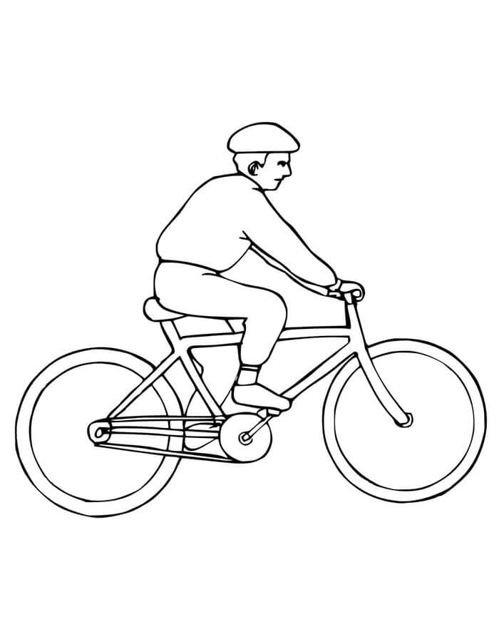 Afdrukbare fiets gratis
