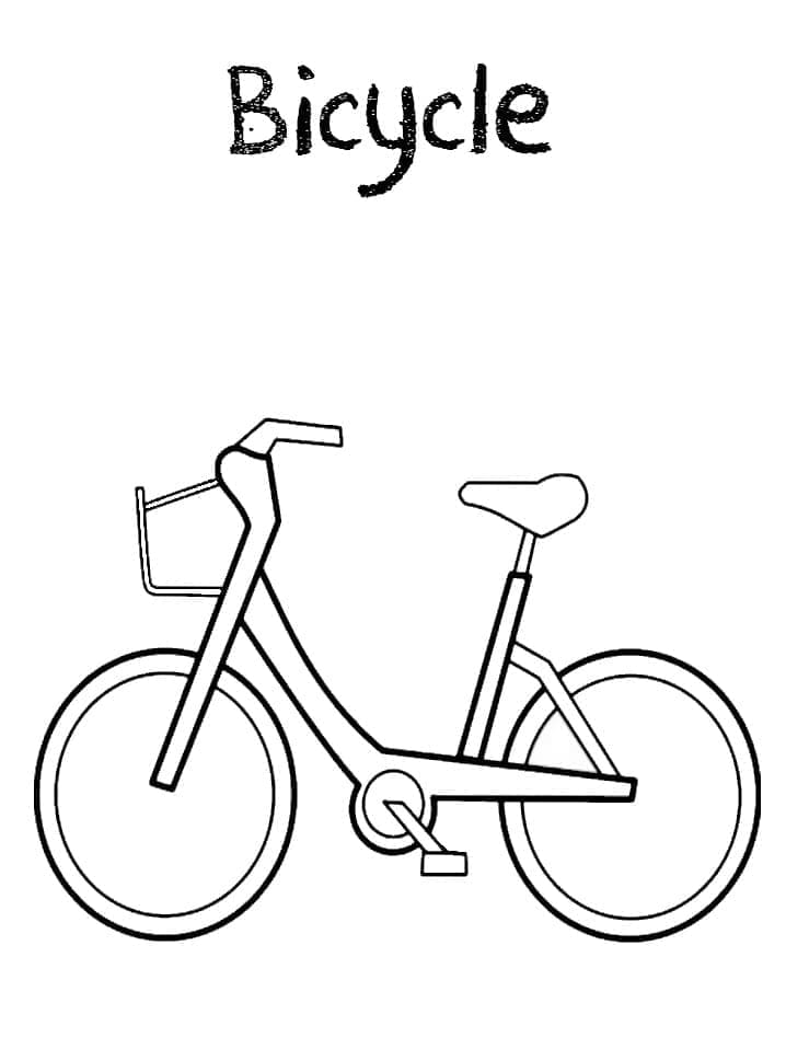 Afdrukbare fiets