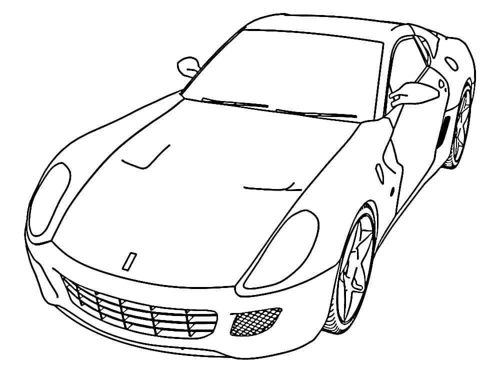 Afdrukbare gratis Ferrari