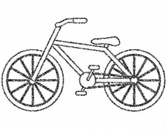 Afdrukbare gratis fiets