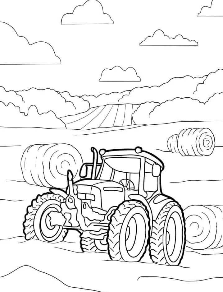 Afdrukbare gratis tractor