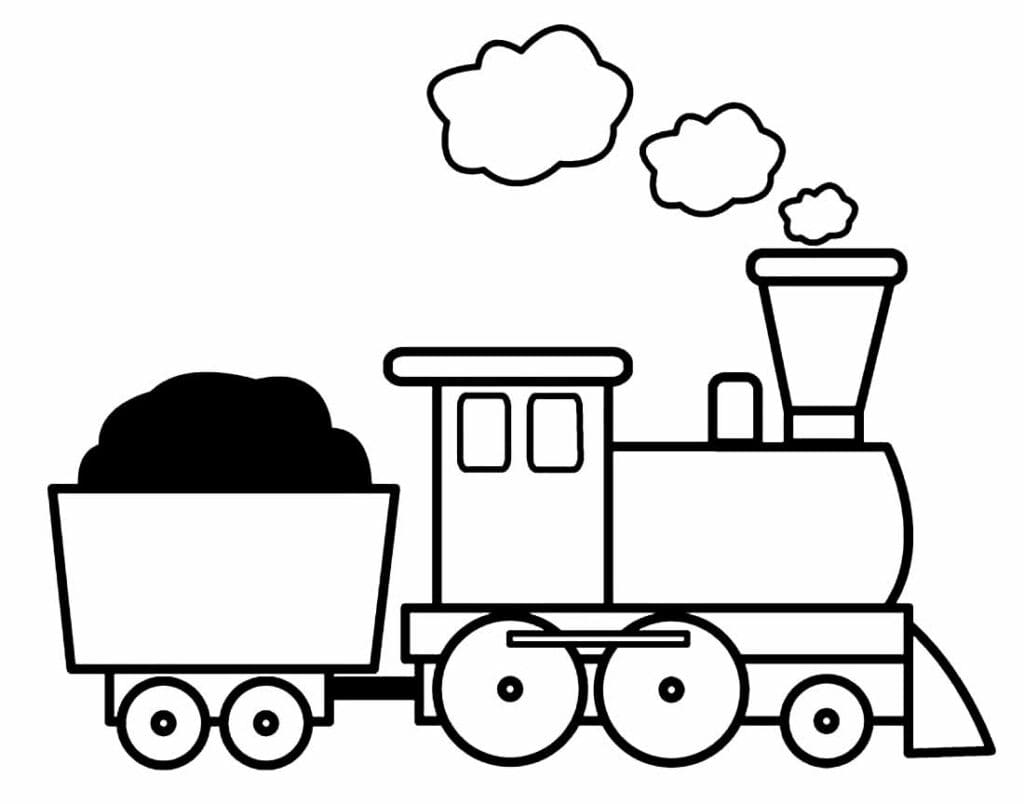Afdrukbare gratis trein