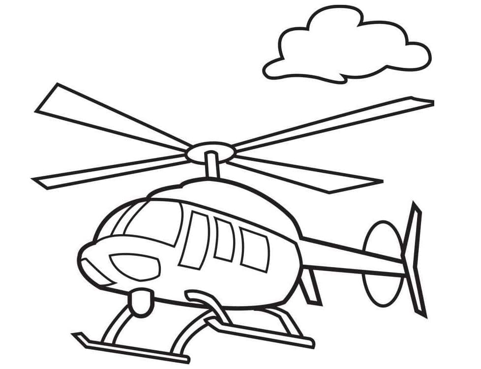Afdrukbare helikopter gratis