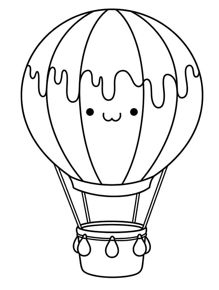 Afdrukbare luchtballon afbeelding