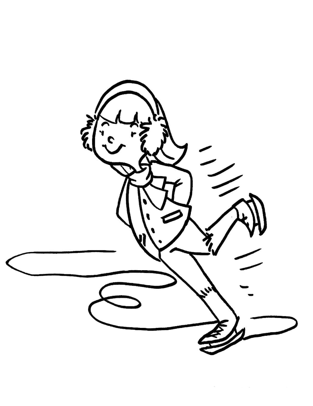 Afdrukbare schaatsen voor kinderen