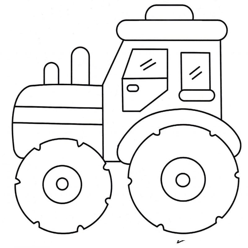 Afdrukbare tractor