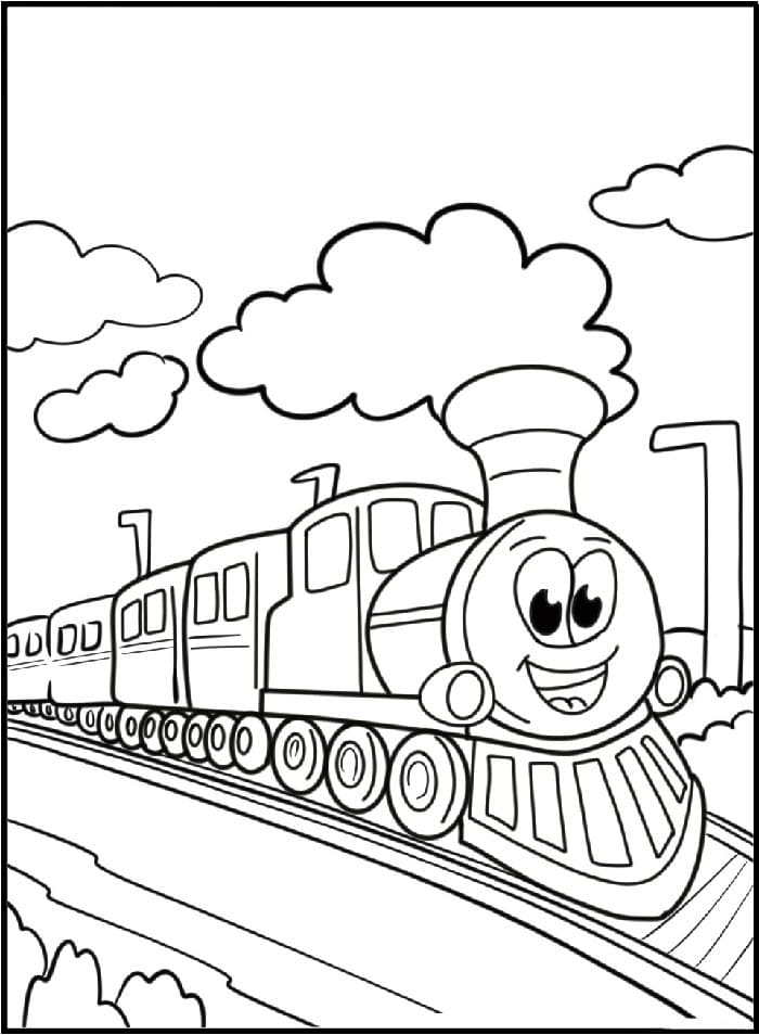 Afdrukbare trein