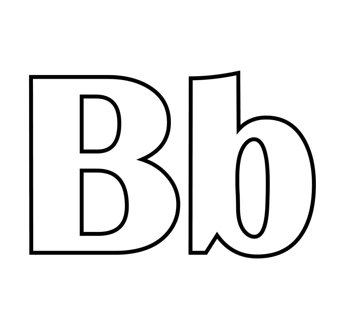 Alfabetletter B