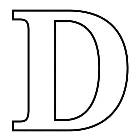 Alfabetletter D
