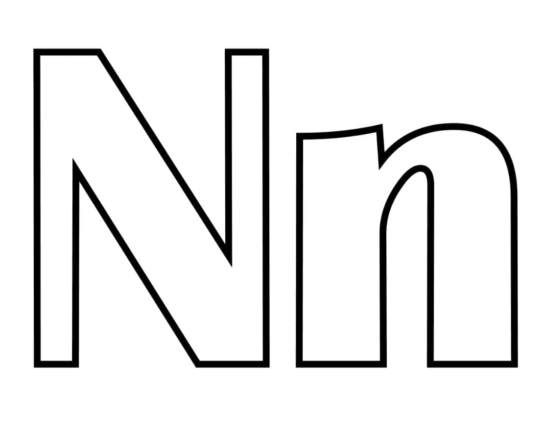 Alfabetletter N