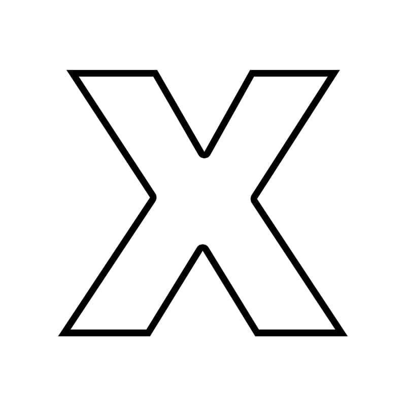 Alfabetletter X