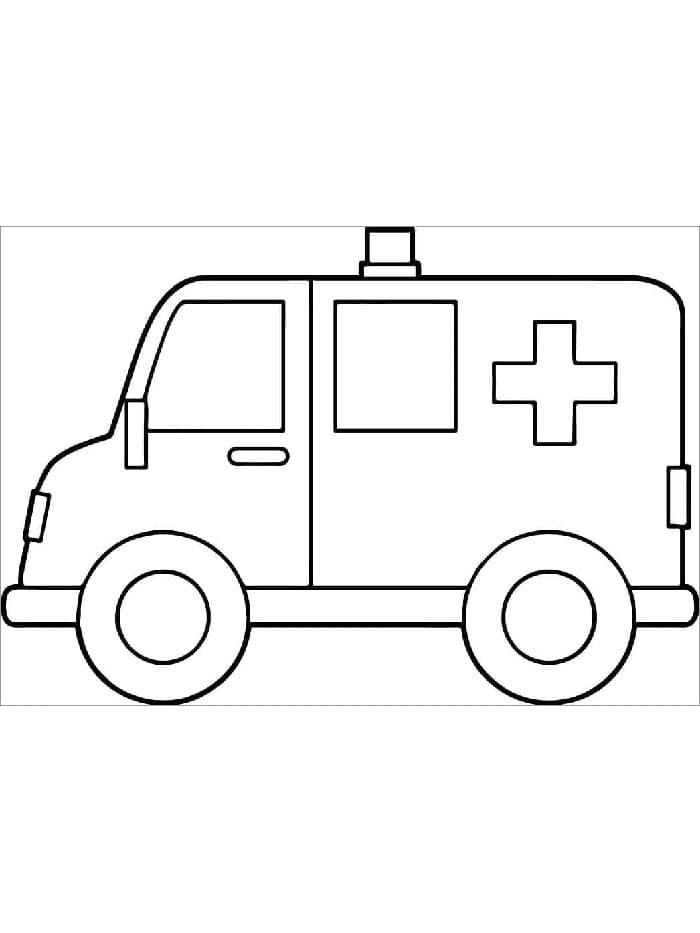 Ambulance afdrukbaar