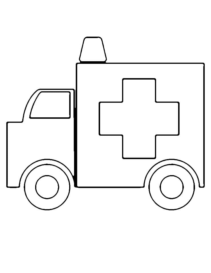 Ambulance gratis printbaar