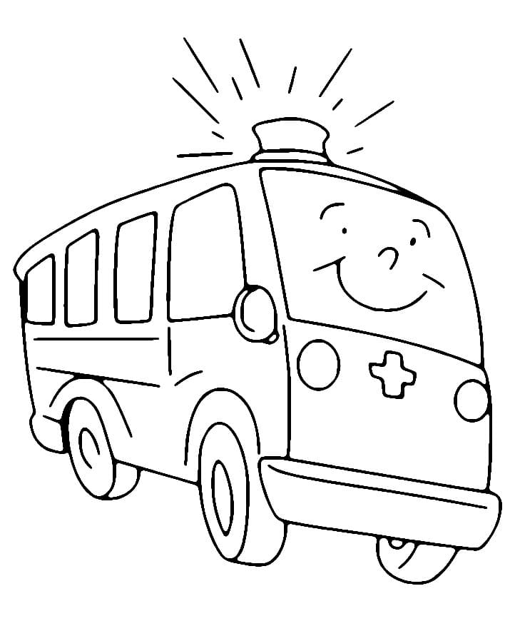 Ambulance om te printen