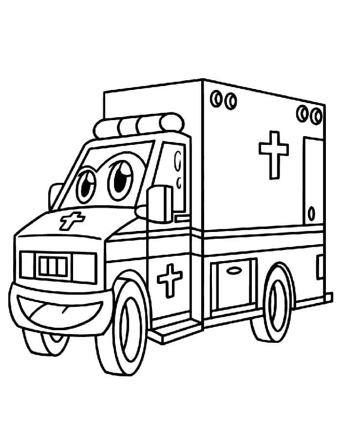 Ambulance voor kinderen van 2 jaar