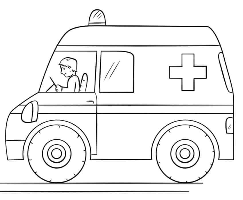 Ambulance voor kinderen van 3 jaar