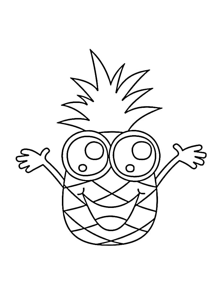 Ananas om af te drukken