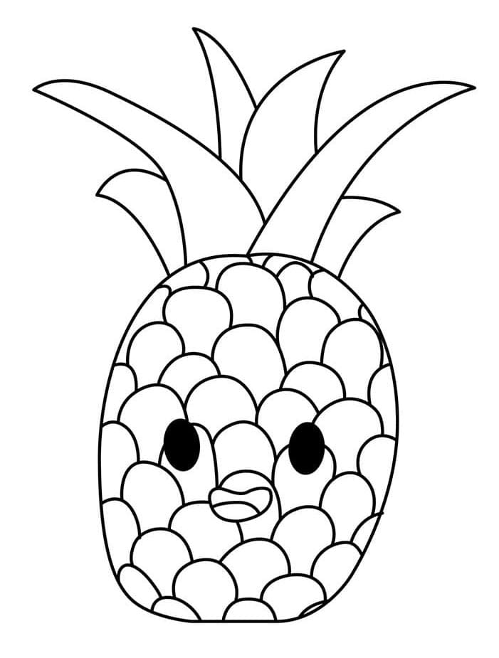 Ananas om te printen