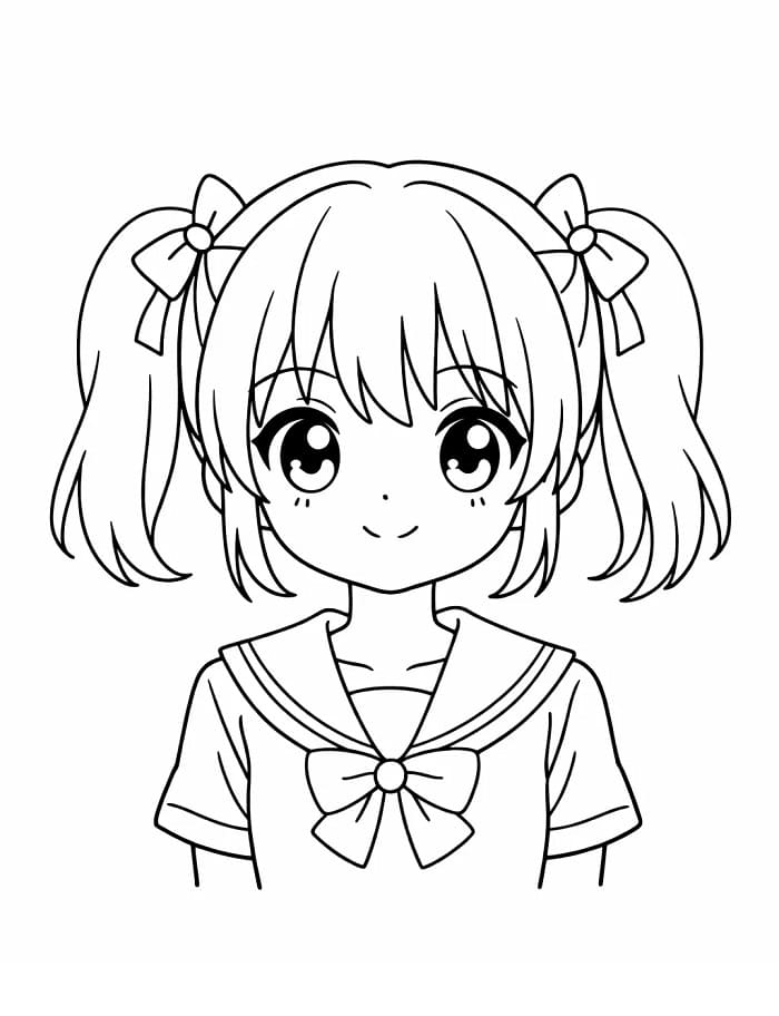 Anime Meisje