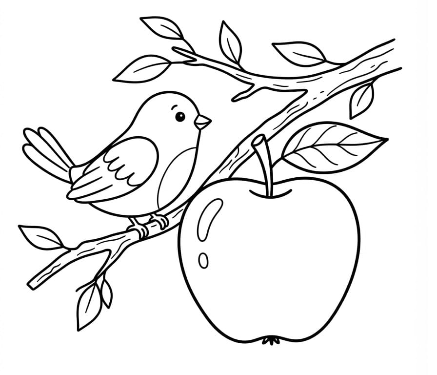 Appel en vogel