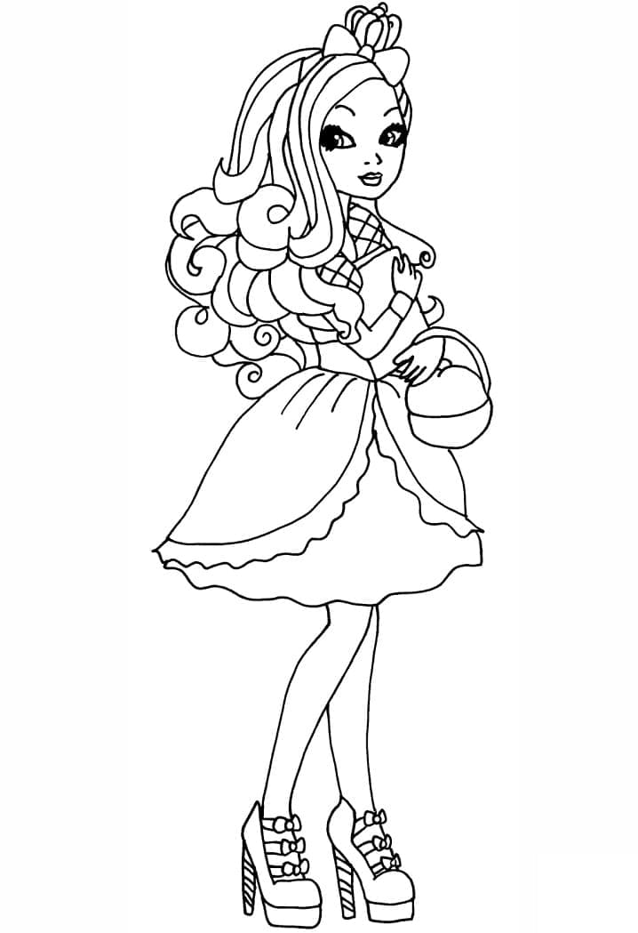 Ever After High kleurplaat