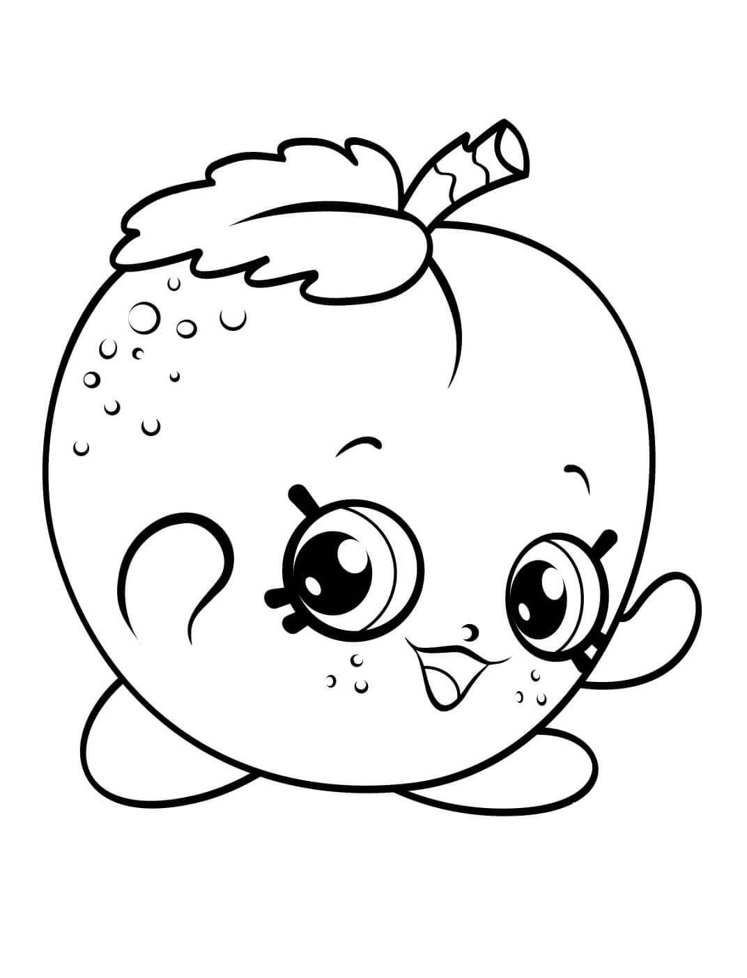 Shopkins kleurplaat