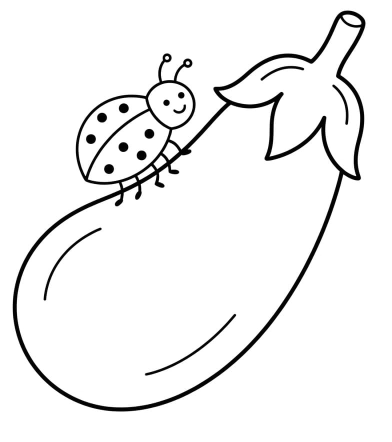 Aubergine printen