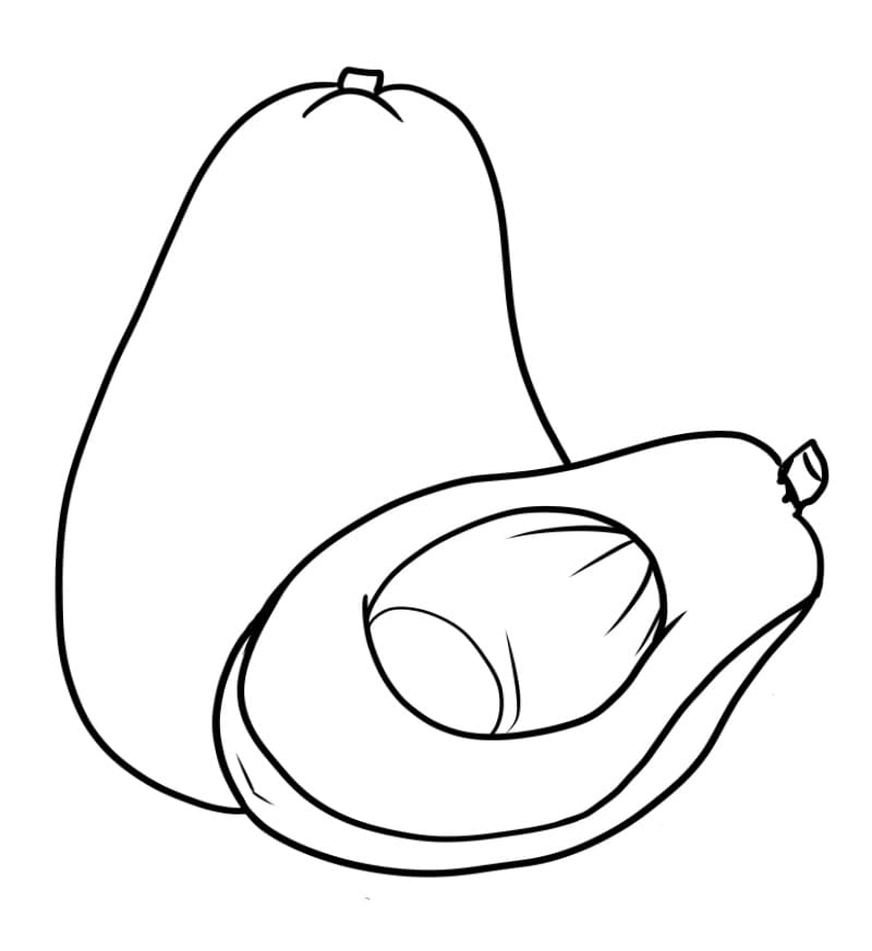 Avocado om af te drukken