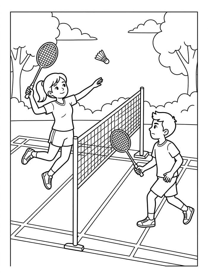 Badminton Beoefenen