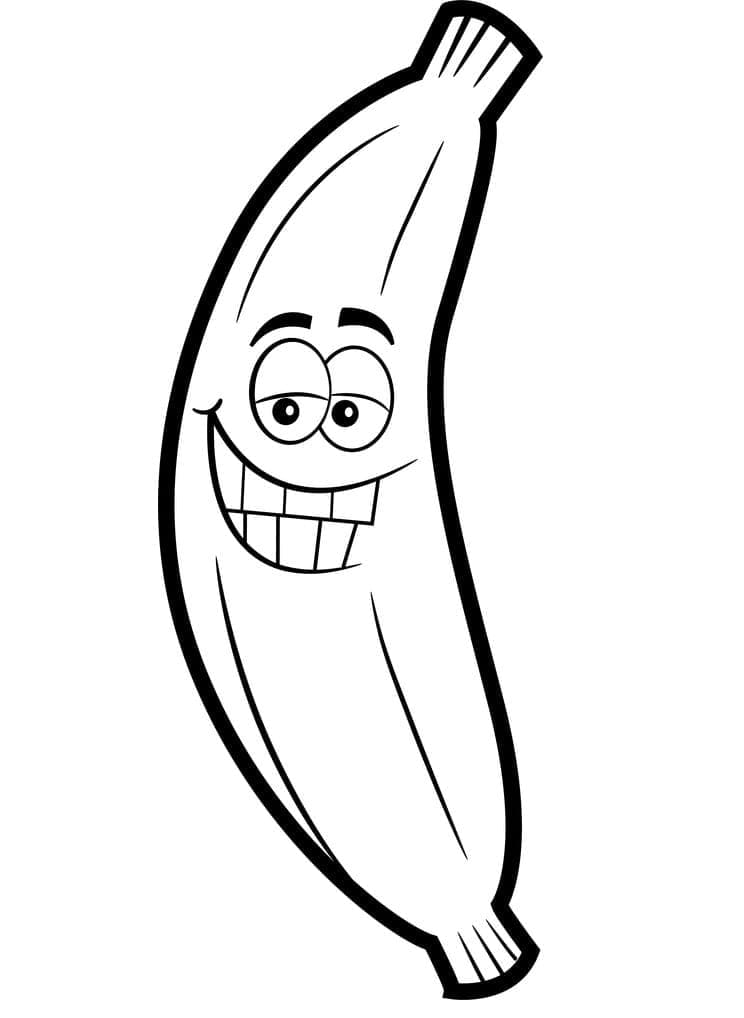 Banaan om af te drukken