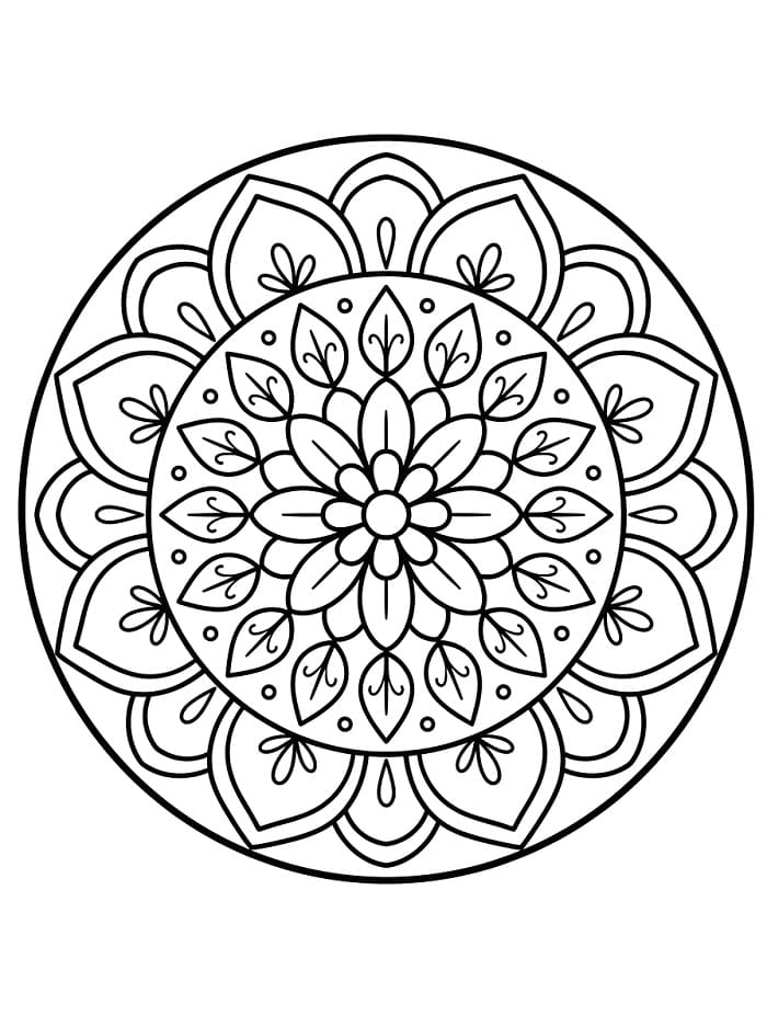 Basis Bloemenmandala