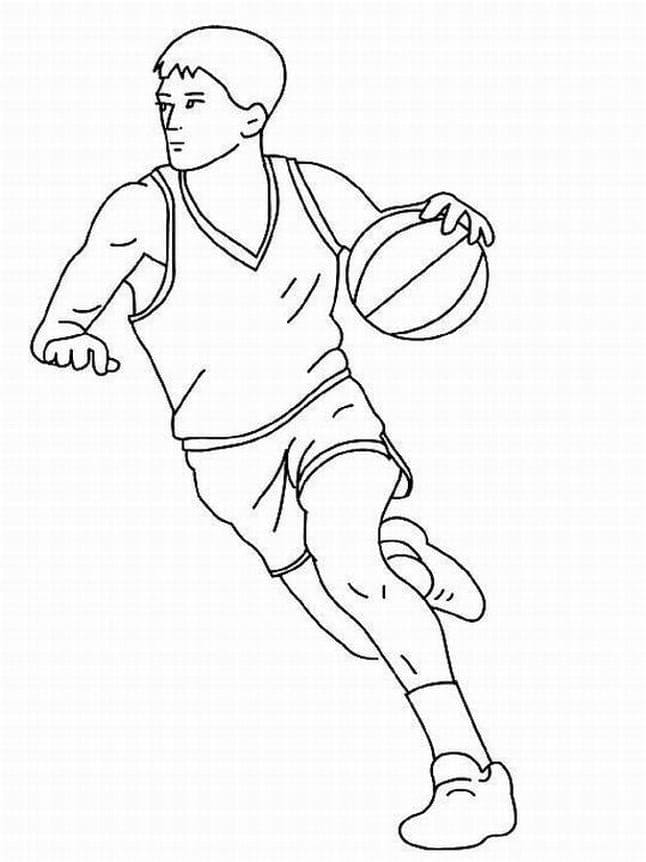 Basketbal om af te Drukken