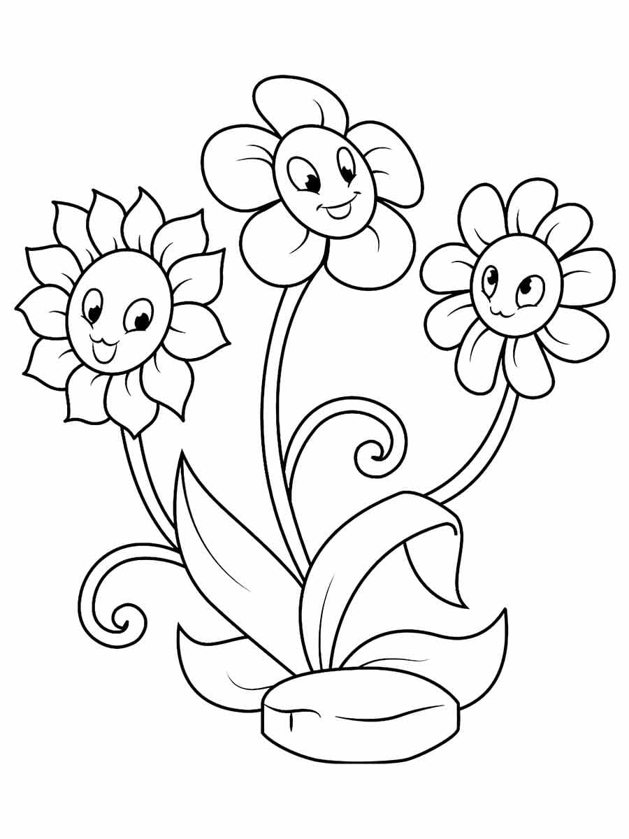 Bloem voor kinderen van 4 jaar