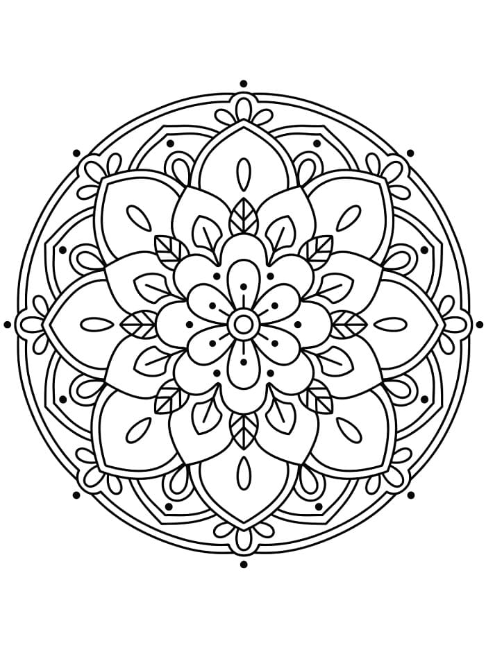 Bloemenmandala