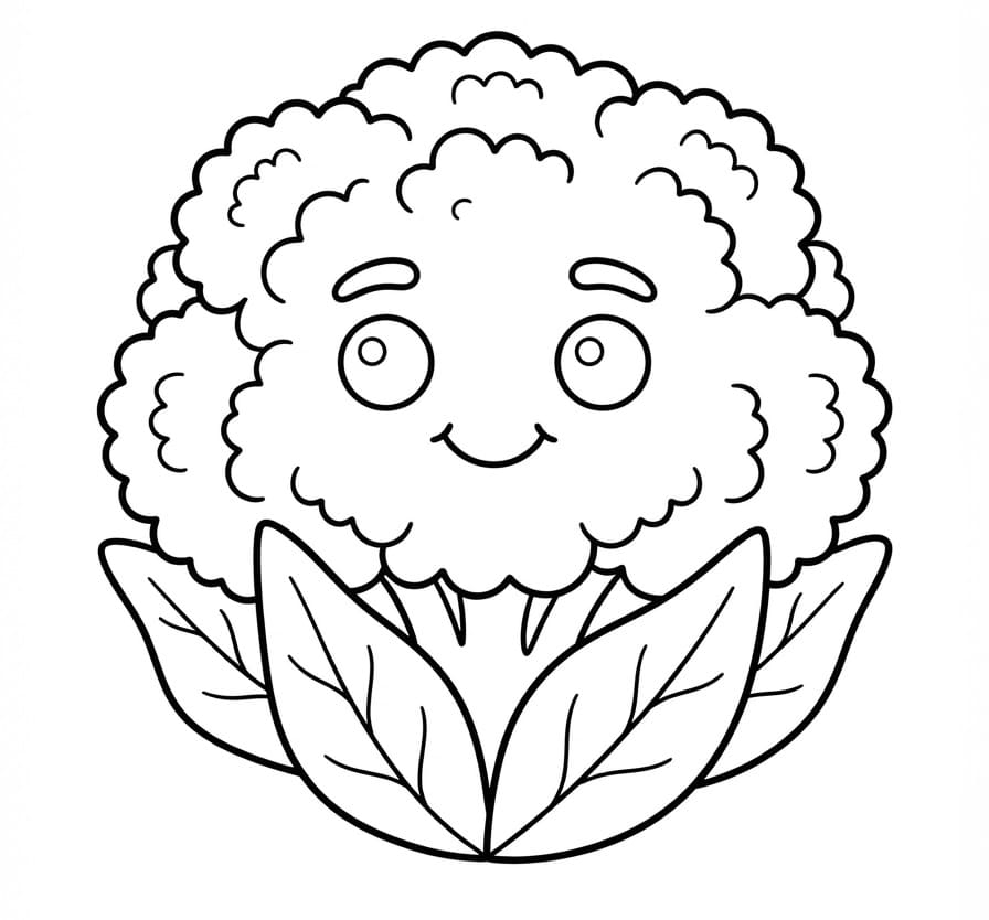 Bloemkool om te printen