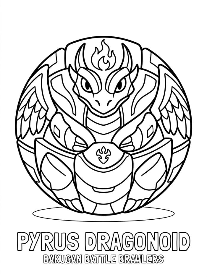 Cartoon Bakugan