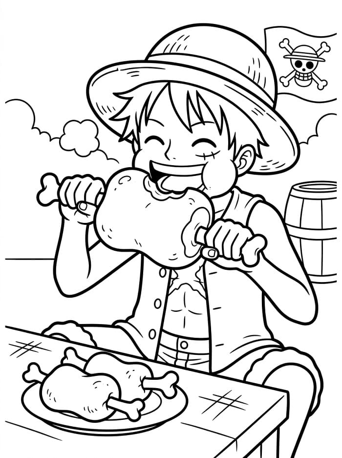 Cartoon Luffy