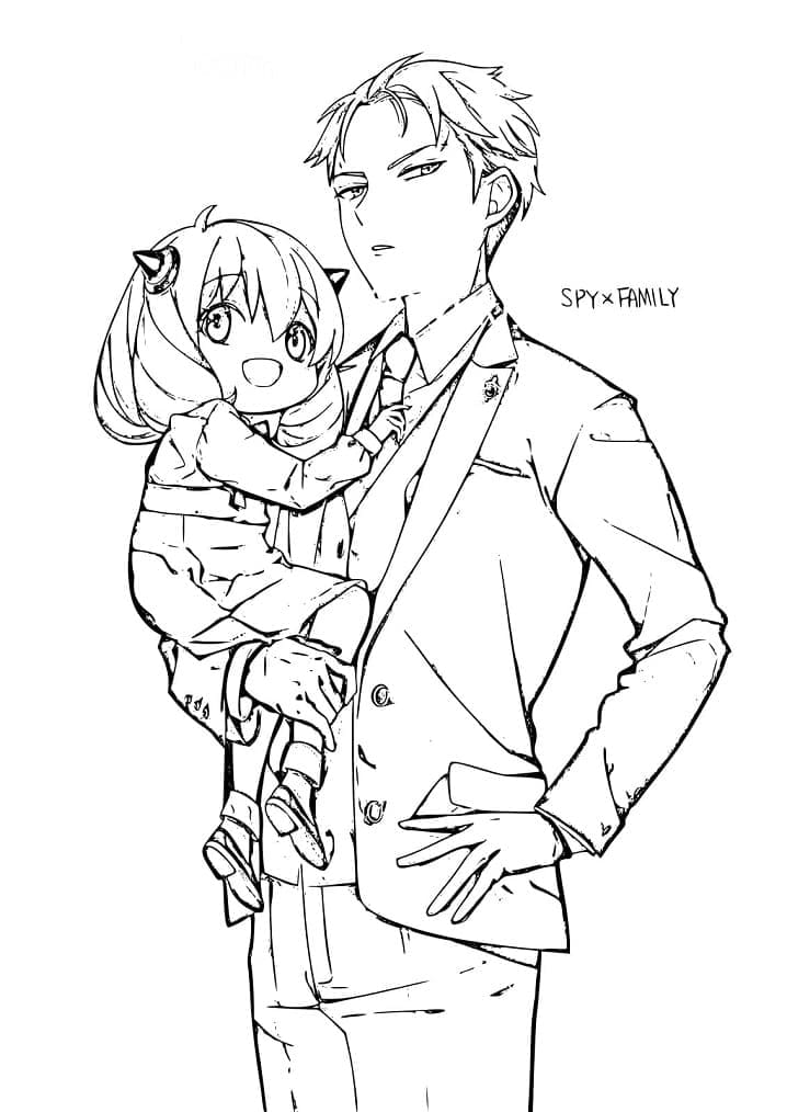Cartoon Spy x Family