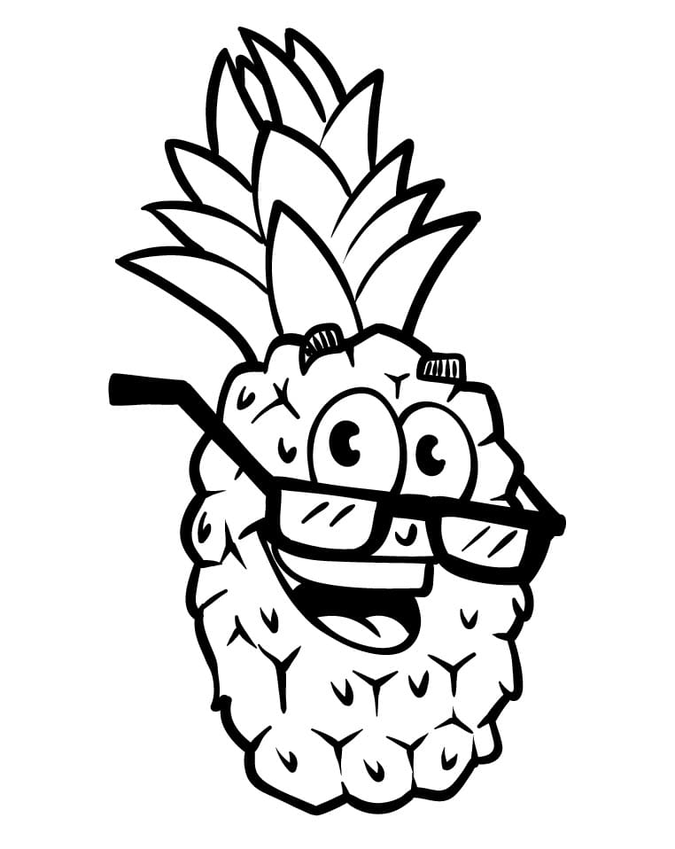 Cartoon ananas